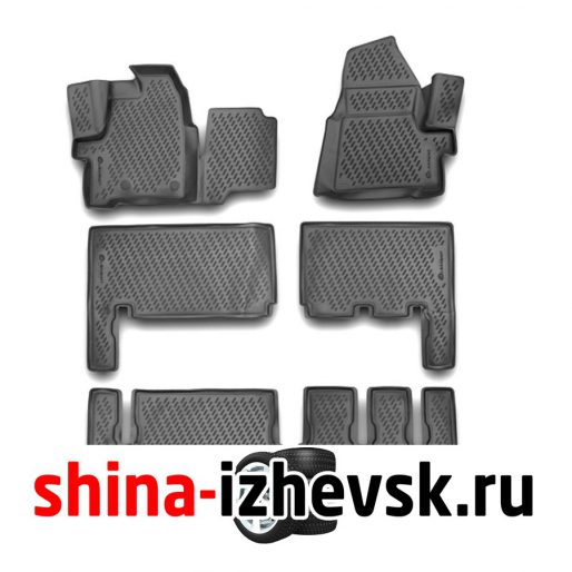 Коврик Autofamily коврики 3D в салон для FORD Tourneo Custom, 01/2013- , 6 шт. ) в Ижевске